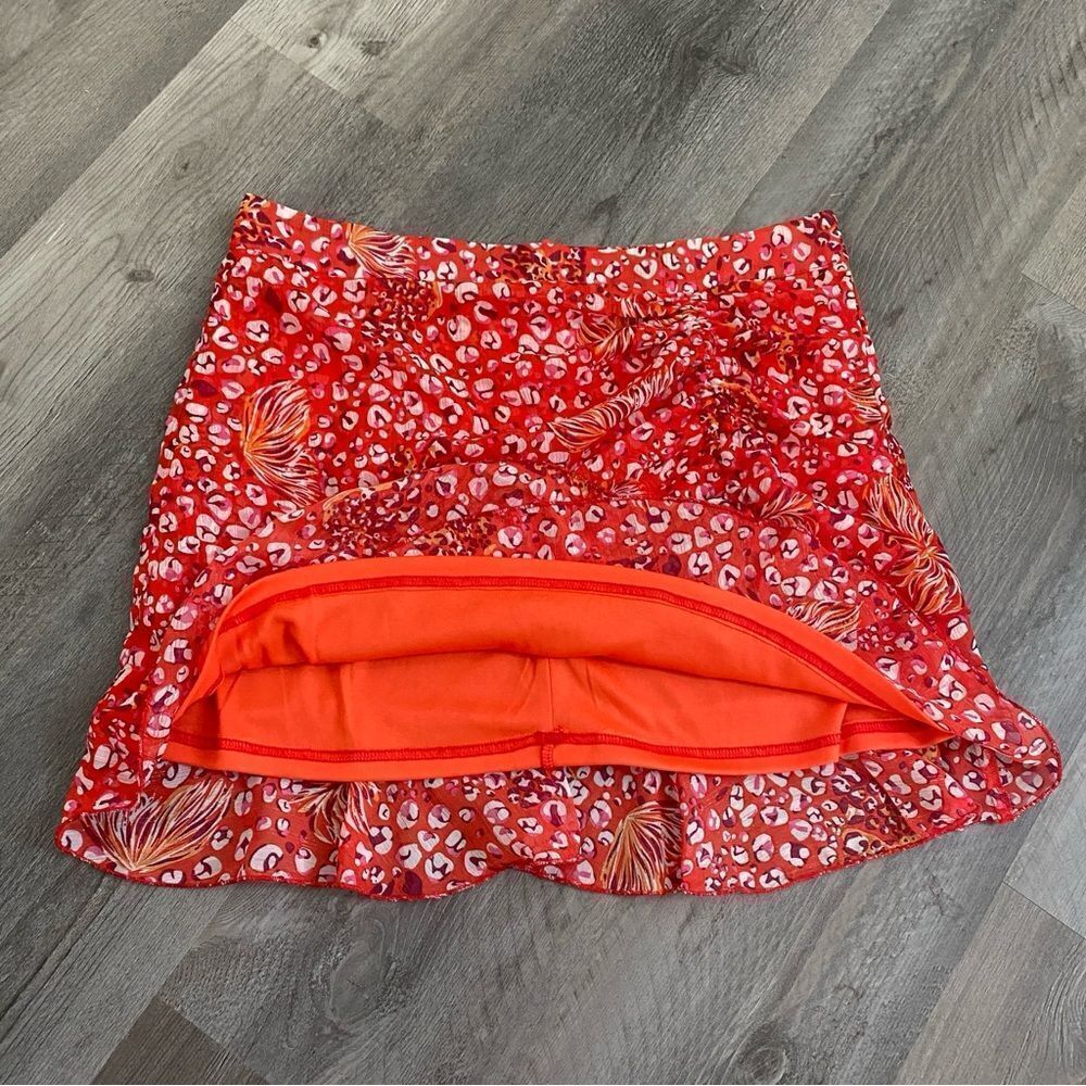 Nasty Gal Mini Skirt Petite Ruched Side Animal Print NEW 10 - Picture 8 of 13